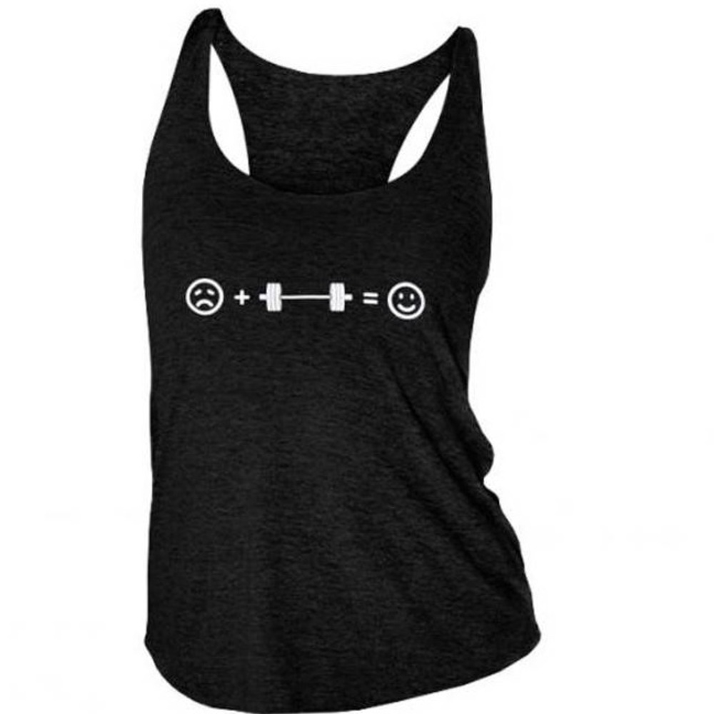 Rogue Linchpin Happy Barbell workout tank